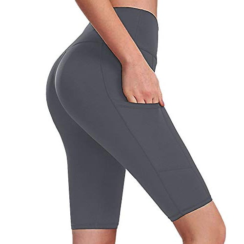 FULLSOFT Yoga Pants with Pockets for Women High Waisted Workout Tummy Control Pants for Women Pockets Leggings 